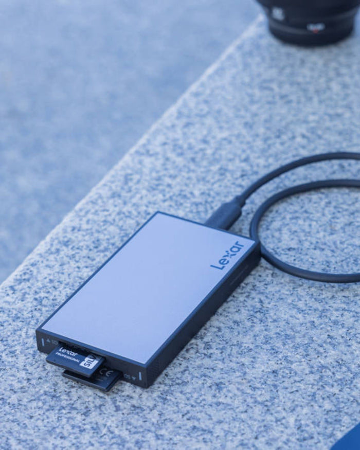Lexar Professional Workflow USB 3.2 Gen2 Reader, UHS-II, support Dual slot SD