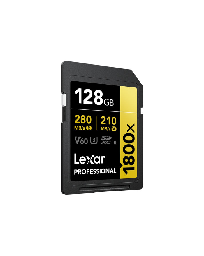 Lexar SDXC Pro 1800x U3 UHS-II R280/W210 (V60) 128GB