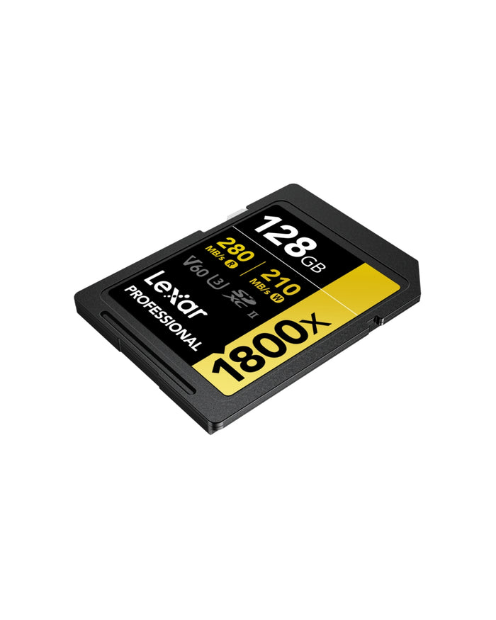 Lexar SDXC Pro 1800x U3 UHS-II R280/W210 (V60) 128GB
