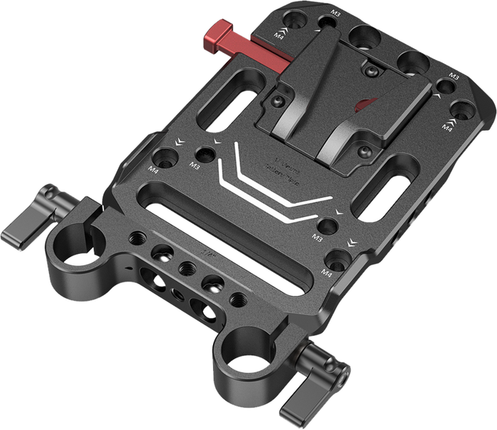 SmallRig 3016 Battery Plate V-Mount w Rod Clamp