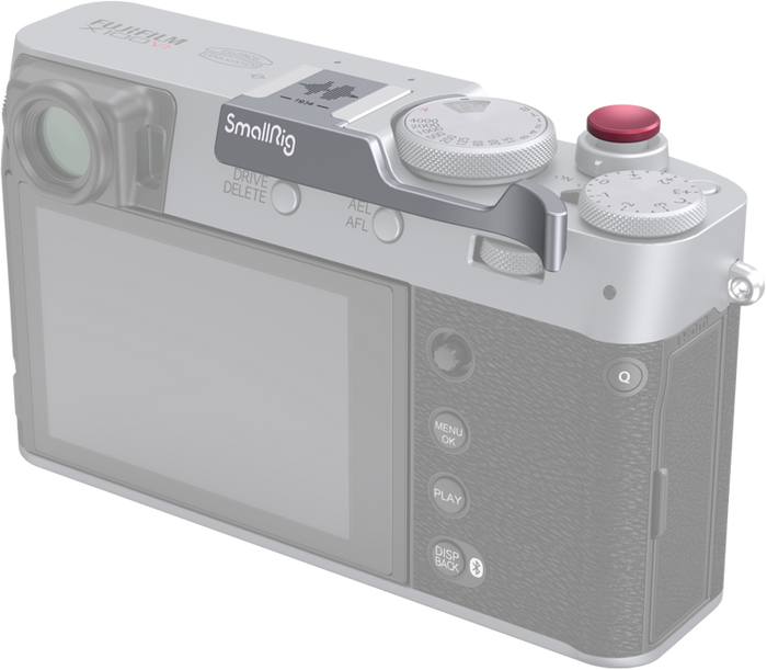 SmallRig 4566 Thumb Grip for Fujifilm X100VI / X100V Silver