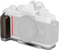 SmallRig 5707 L-Shaped Mount Plate with Wooden Handle for Nikon Z f Silver