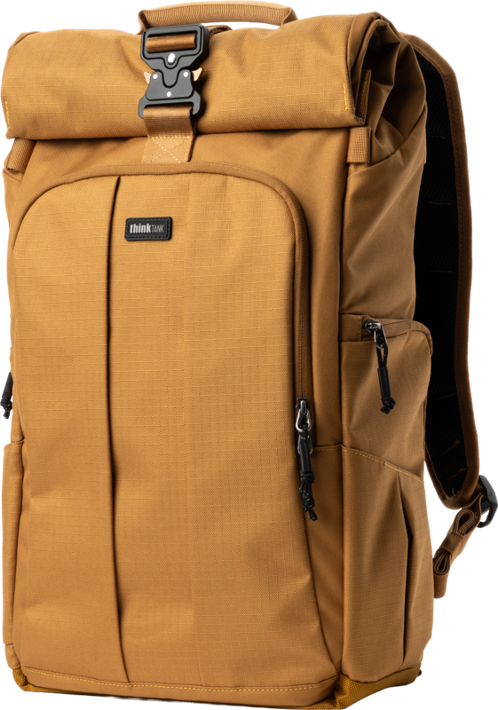 Think Tank FocusPoint 30L I Hybrid RollTop Backpack I Golden Hour